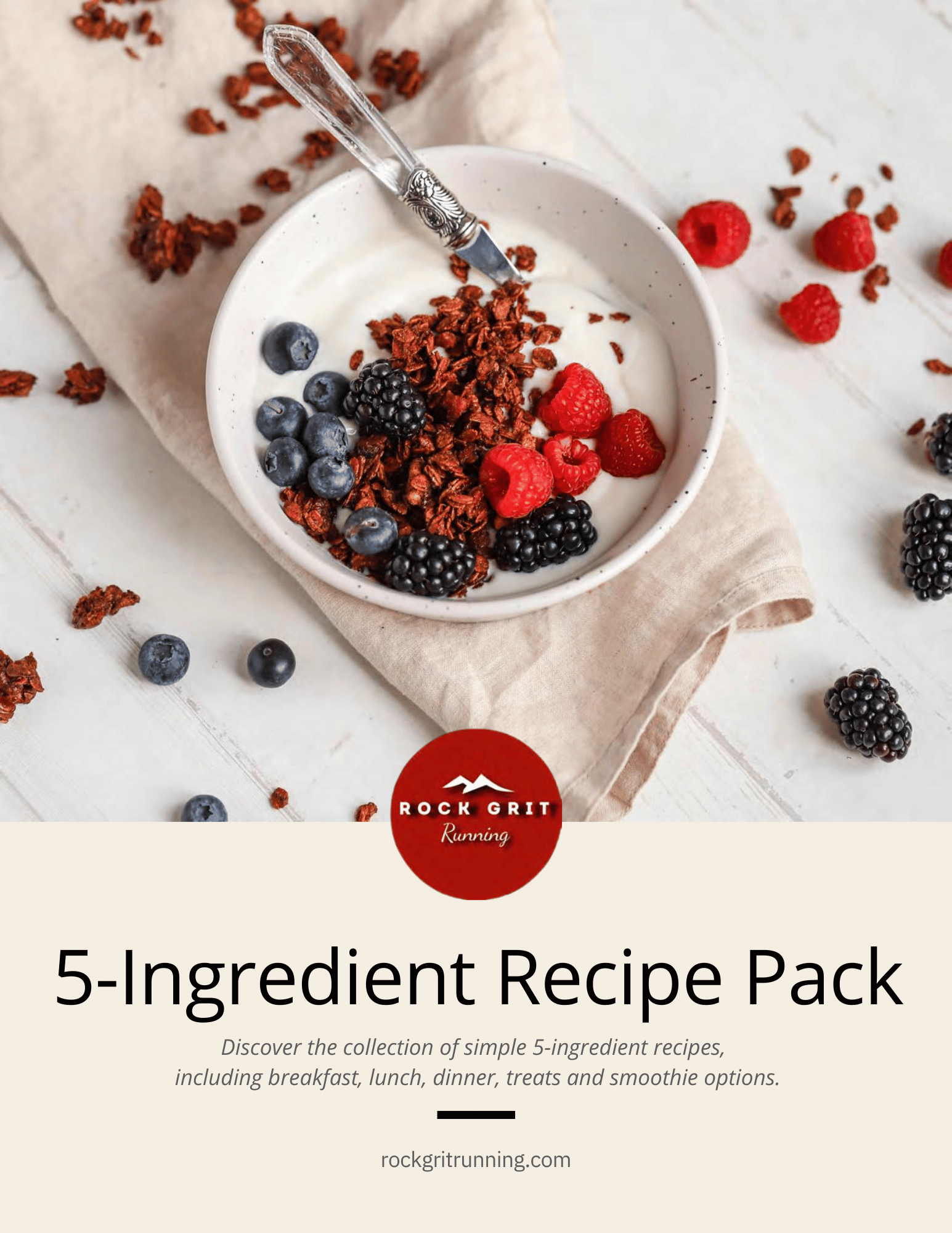 Rock Grit Running 5-Ingredient Recipe Pack