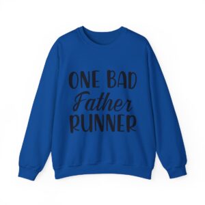 One Bad Father Runner Unisex Heavy Blend™ Crewneck Sweatshirt