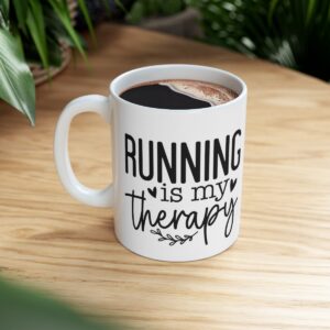 Running Is My Therapy Ceramic Mug 11oz