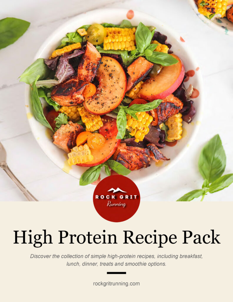 Rock Grit Running High Protein Recipe Pack